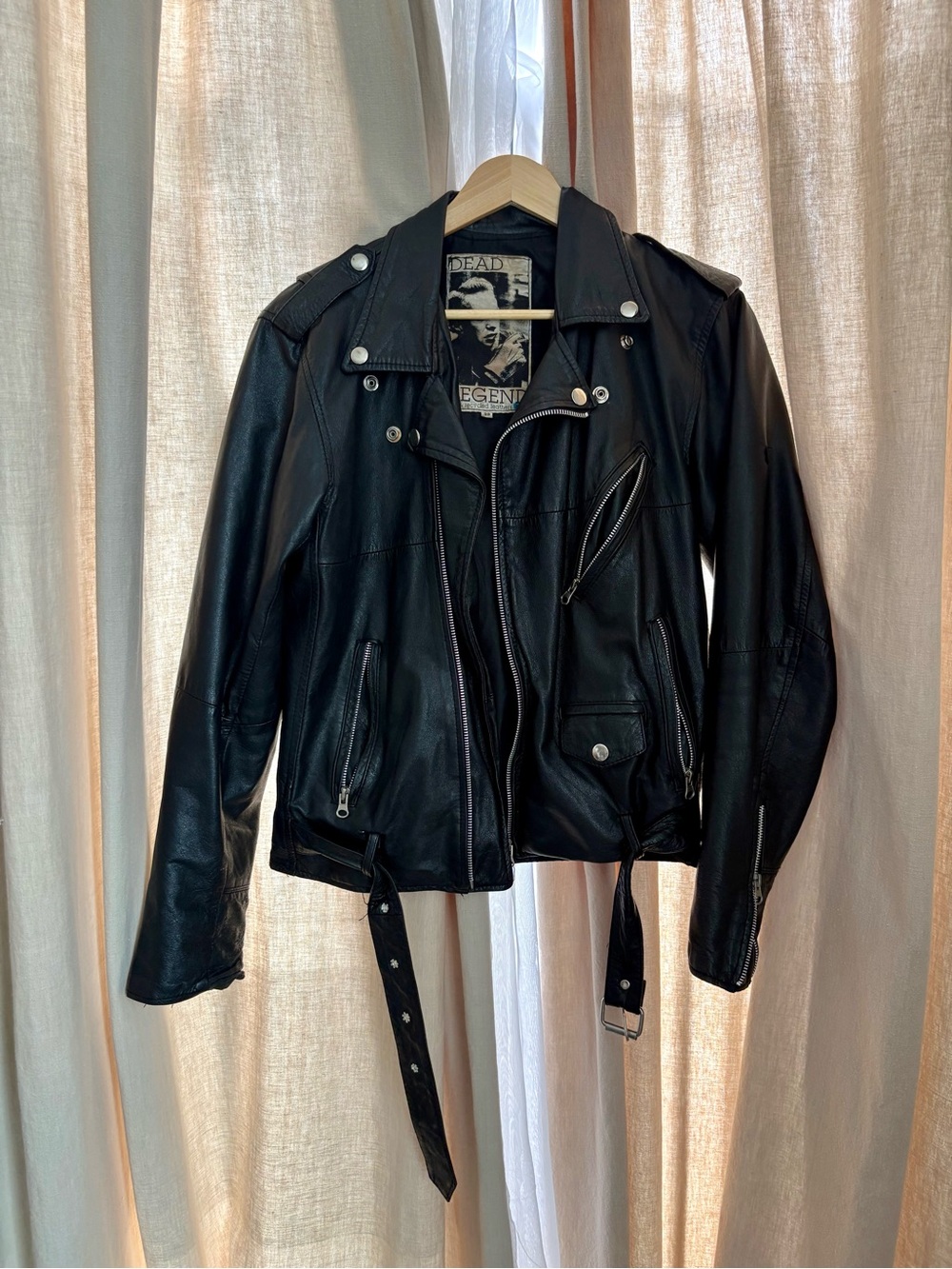 2000's Dead Legend Recycled Leather Biker Moto Jacket